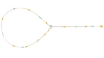 NANIS Aquamarine Diamond Changeable Necklace .