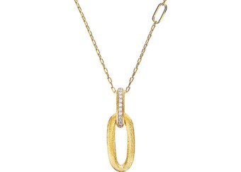 NANIS 18kt Yellow Gold & Diamond Necklace .