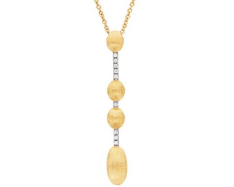NANIS Yellow Gold & Diamond Necklace .