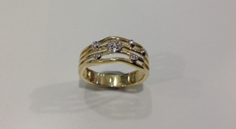 Yellow Gold Diamond Ring