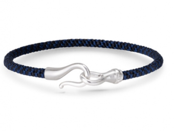 Ole Lynggaard Midnight Mens Sterling Silver Life Bracelet