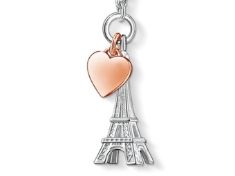 Thomas Sabo Eiffel Tower with Gold Heart cc0904