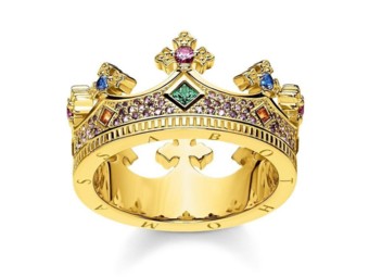 Thomas Sabo Gold Crown Ring tr2265y