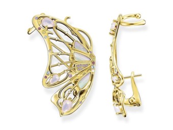 Thomas Sabo Butterfly Earring TH2165y Gold