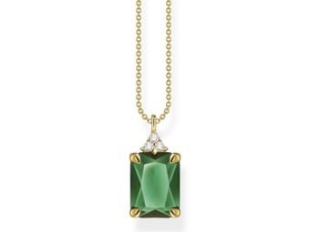 Thomas Sabo Emerald Green Necklace tke2089gy
