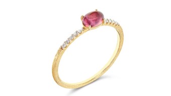 NANIS Pink Tourmaline and Diamond Ring