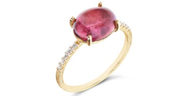 NANIS Pink Tourmaline and Diamond Ring