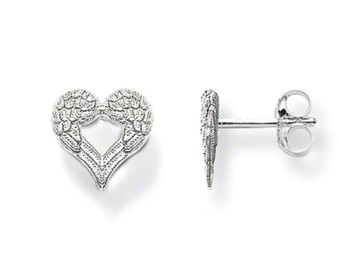 Thomas Sabo Angel Wing Heart Studs TH1750