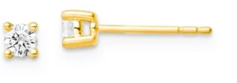Lab Grown Diamond 9k Gold studs TDW 0.50