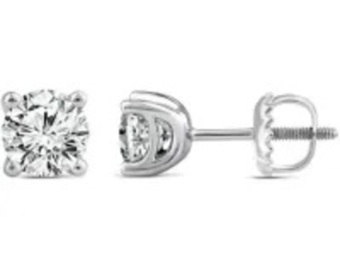 Lab Grown Diamond 18k White gold TDW 1ct