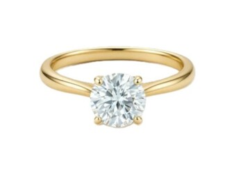 Lab Grown Diamond ring 9K Gold 2.0ct