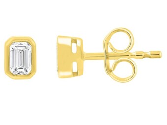 Lab Grown Diamond 9K Gold studs TDW 0.30ct