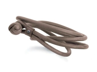Ole Lynggaard SALE Cafe Latte Leather Bracelet