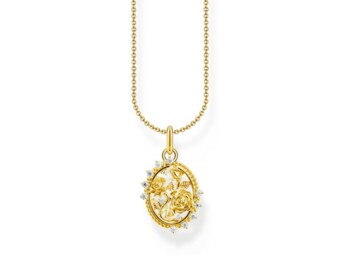 Thomas Sabo Gold Rose Necklace tke2301y