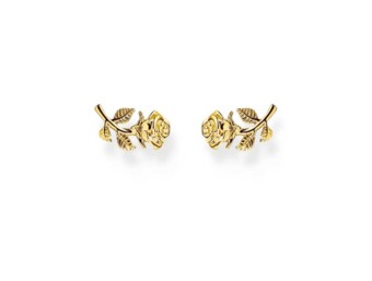 Thomas Sabo Gold Rose earrings th2314y