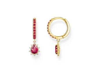 Thomas Sabo Red tear drop earrings tcr748rey