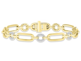 Yellow Gold Natural Mined Diamond 