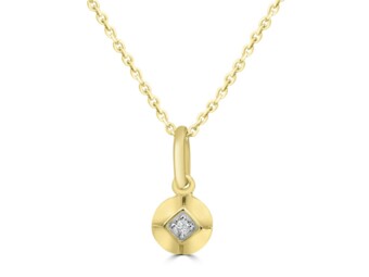 Yellow Gold Diamond Necklace