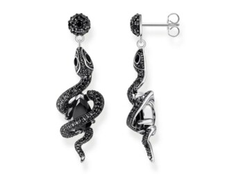 Thomas Sabo Snake drop earrings th2295bcz