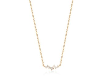 14KT GOLD STARGAZER DIAMOND NECKLACE
