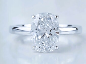 2.00ct Cushion Cut Diamond Solitaire Engagement Ring