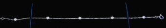 White Gold Natural Mined Diamond Bracelet