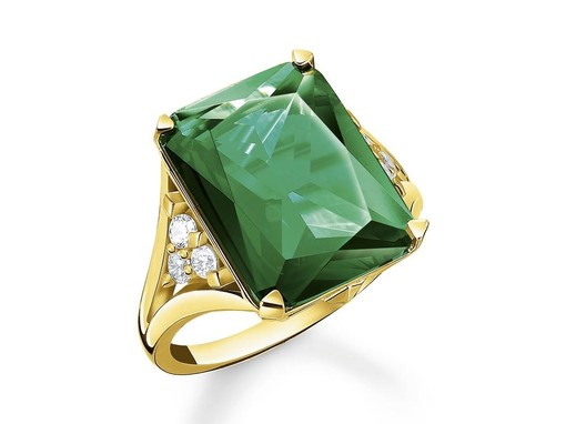 Thomas Sabo Emerald Green Ring tr2339gy